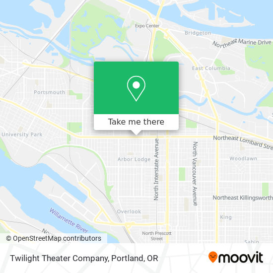 Twilight Theater Company map