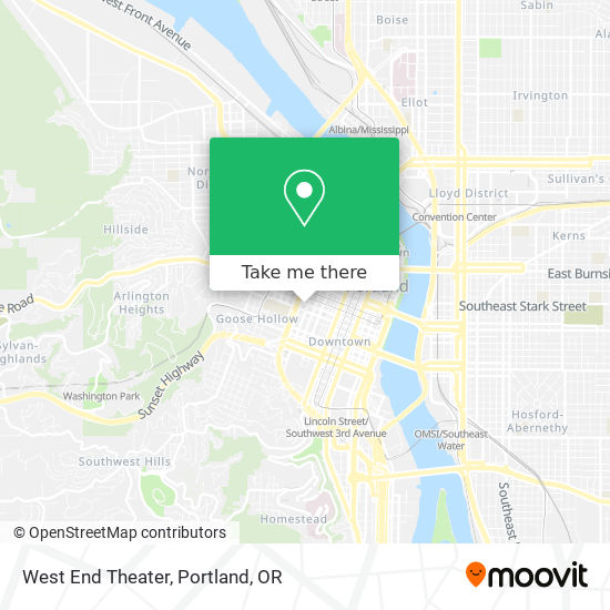 West End Theater map