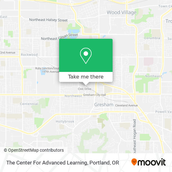 The Center For Advanced Learning map