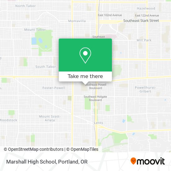 Marshall High School map