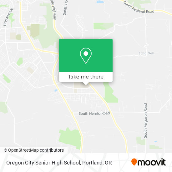 Mapa de Oregon City Senior High School