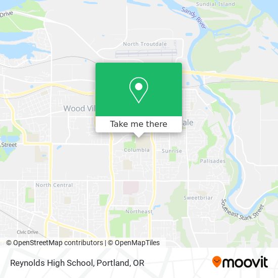 Mapa de Reynolds High School