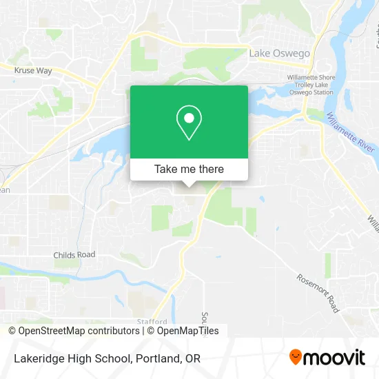 Lakeridge High School map