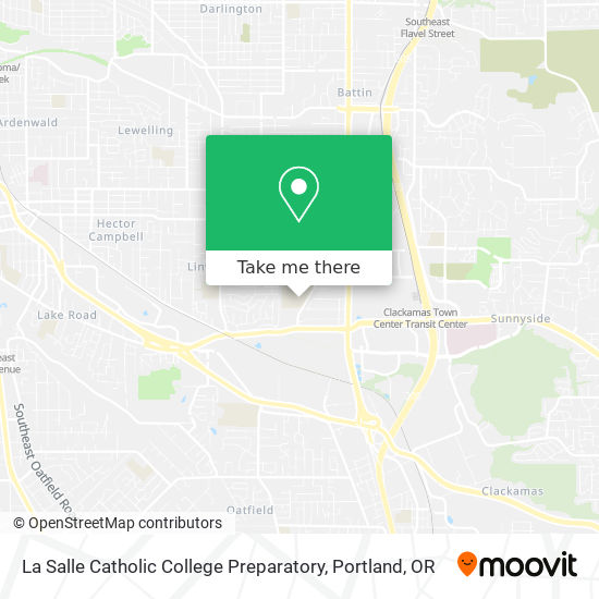 La Salle Catholic College Preparatory map