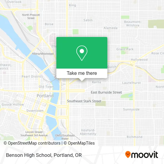 Benson High School map