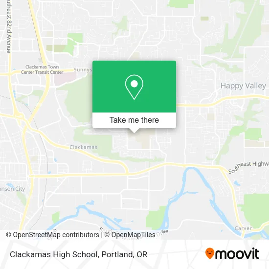Mapa de Clackamas High School