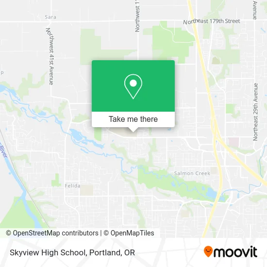 Skyview High School map