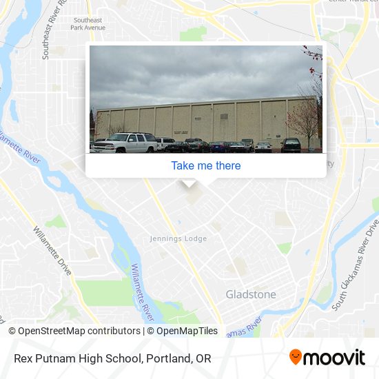 Mapa de Rex Putnam High School