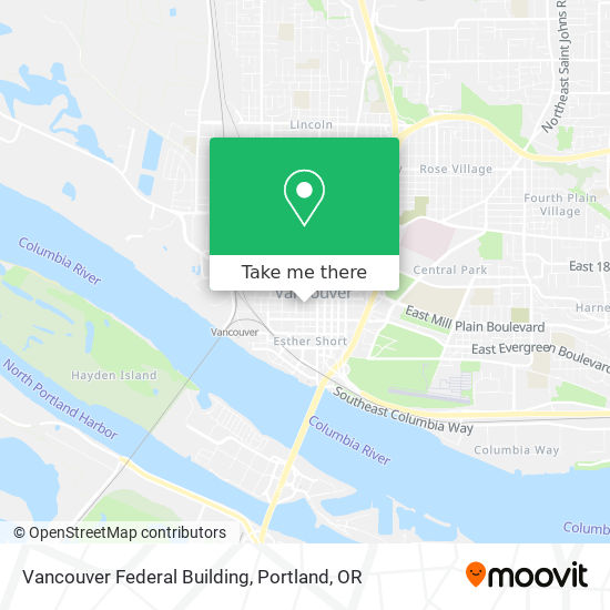 Mapa de Vancouver Federal Building