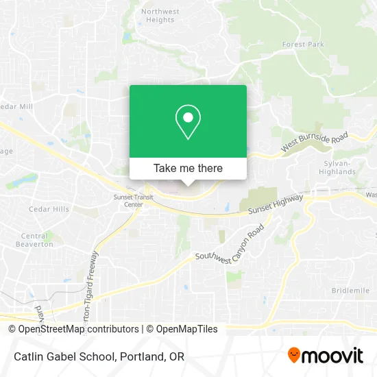 Catlin Gabel School map