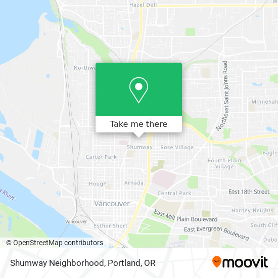 Mapa de Shumway Neighborhood