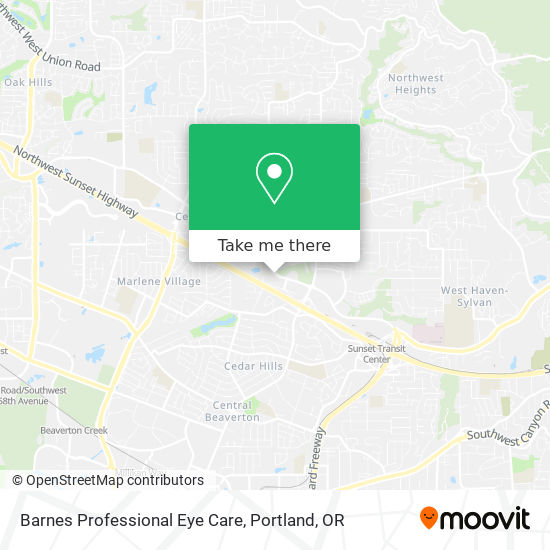 Mapa de Barnes Professional Eye Care