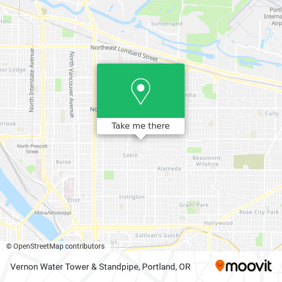 Mapa de Vernon Water Tower & Standpipe