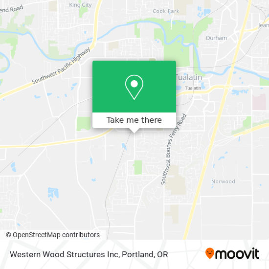 Western Wood Structures Inc map