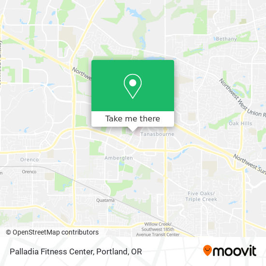 Palladia Fitness Center map