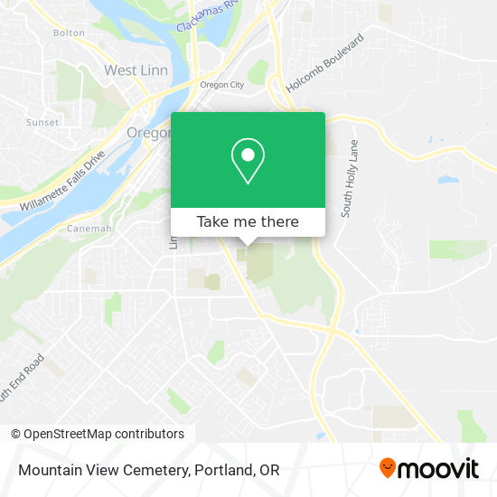Mapa de Mountain View Cemetery