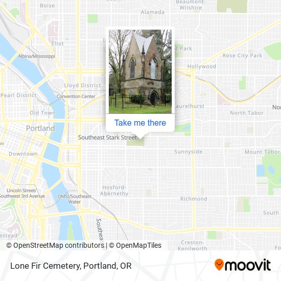 Mapa de Lone Fir Cemetery