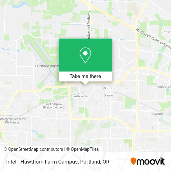 Intel - Hawthorn Farm Campus map