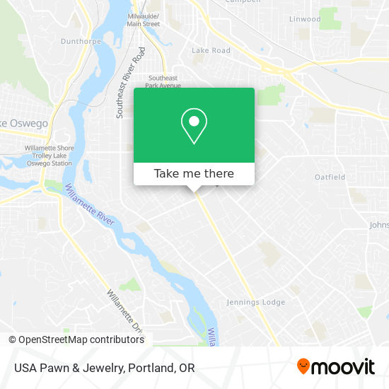 Mapa de USA Pawn & Jewelry