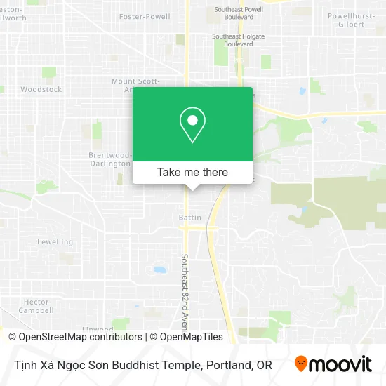 Mapa de Tịnh Xá Ngọc Sơn Buddhist Temple