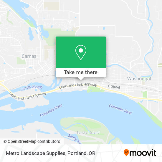 Metro Landscape Supplies map