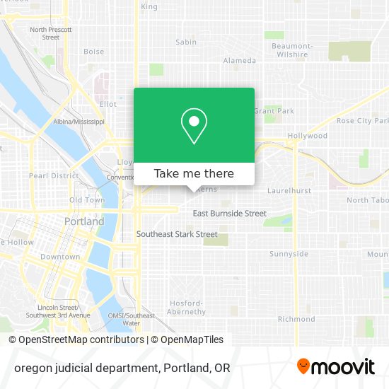 Mapa de oregon judicial department