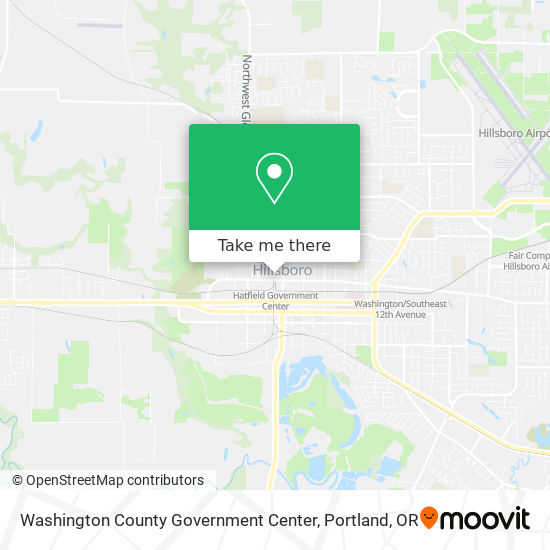 Washington County Government Center map