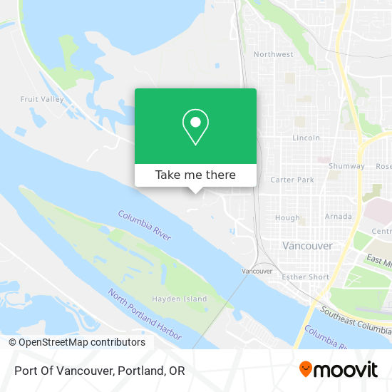 Port Of Vancouver map