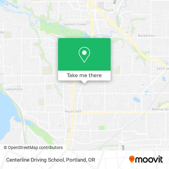 Centerline Driving School map