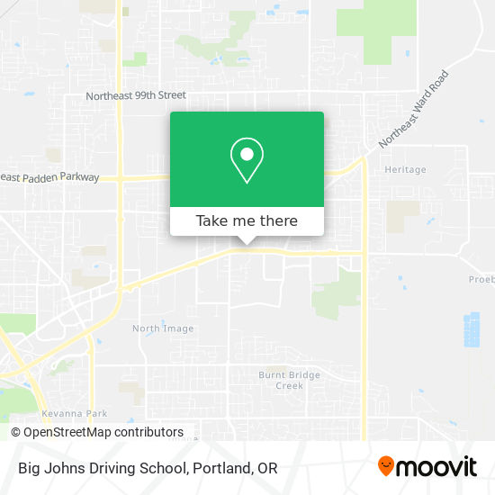 Mapa de Big Johns Driving School