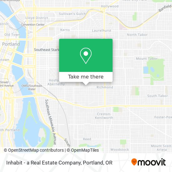 Inhabit - a Real Estate Company map