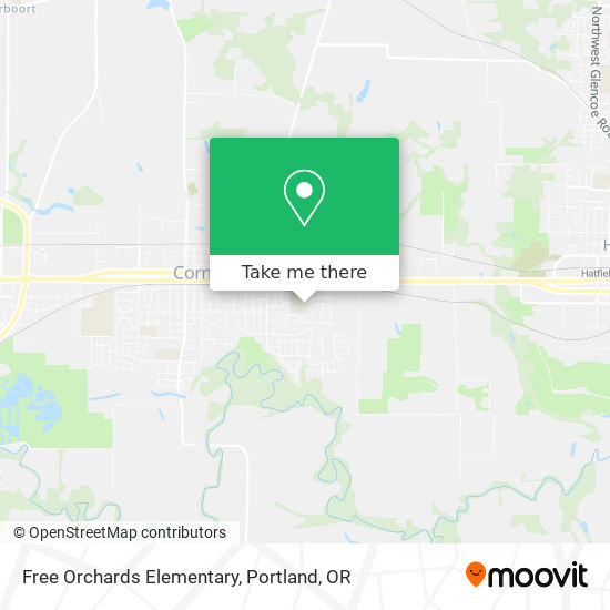 Free Orchards Elementary map