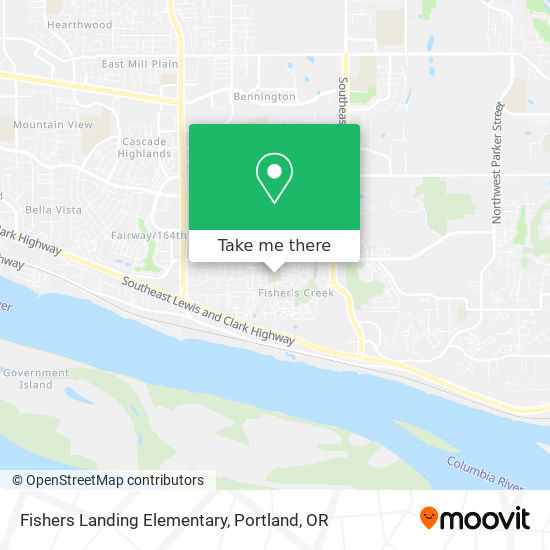 Mapa de Fishers Landing Elementary