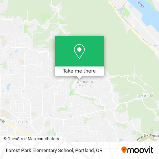 Mapa de Forest Park Elementary School
