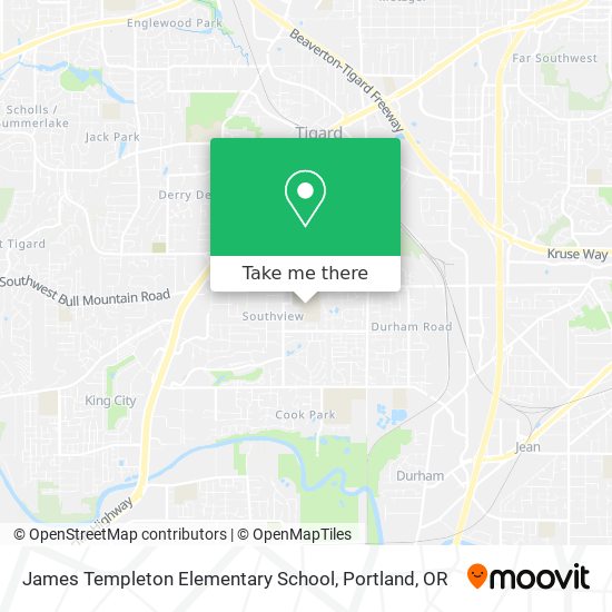 James Templeton Elementary School map