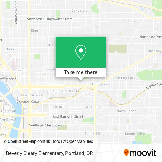 Mapa de Beverly Cleary Elementary