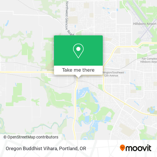 Oregon Buddhist Vihara map