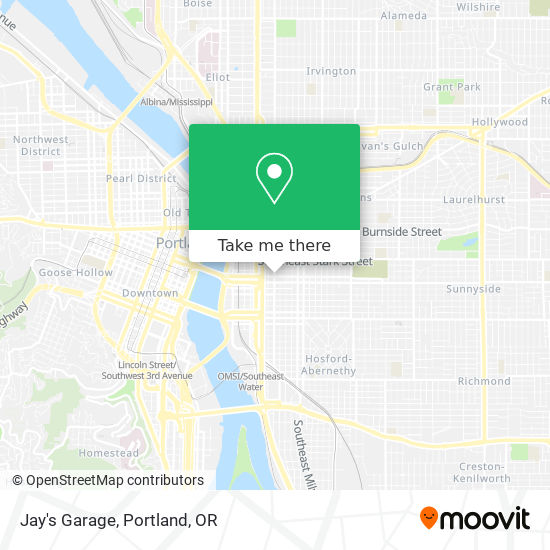 Jay's Garage map