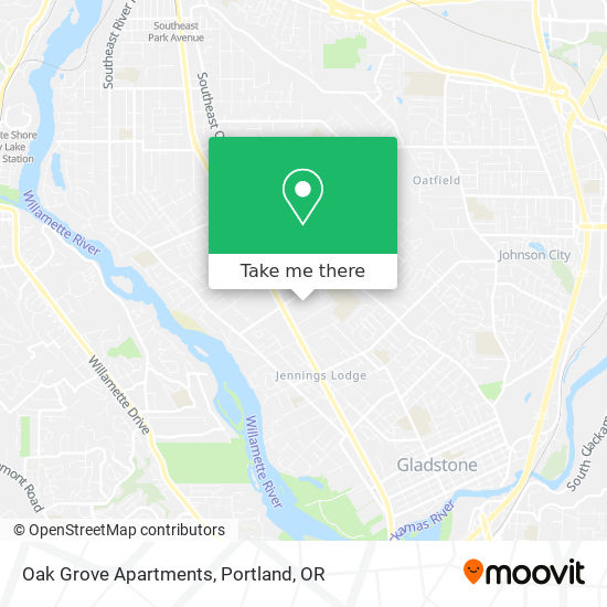 Oak Grove Apartments map