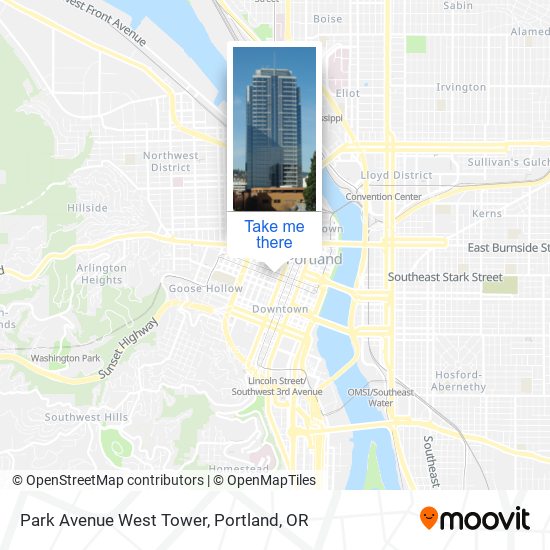 Park Avenue West Tower map