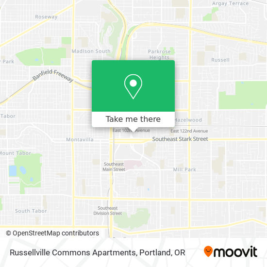 Russellville Commons Apartments map