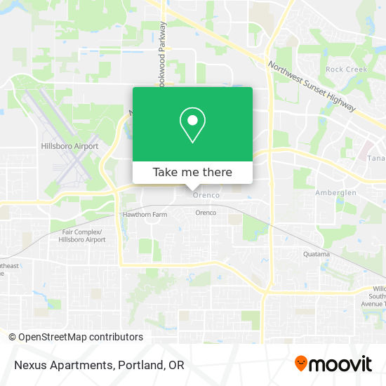 Nexus Apartments map