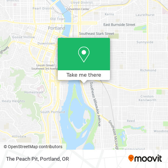 The Peach Pit map