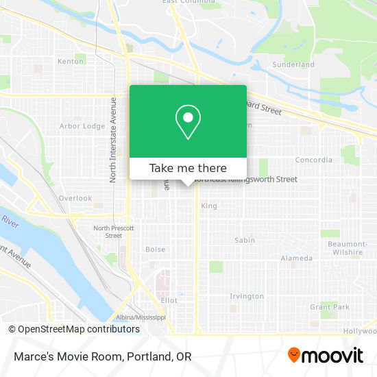 Marce's Movie Room map