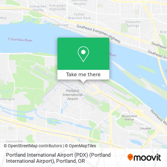 Portland International Airport (PDX) (Portland International Airport) map