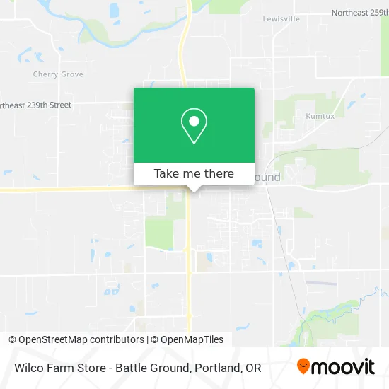 Wilco Farm Store - Battle Ground map