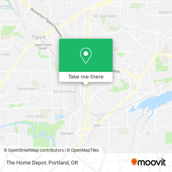 Mapa de The Home Depot