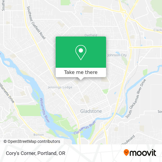 Mapa de Cory's Corner