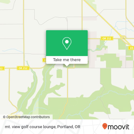 Mapa de mt. view golf course lounge