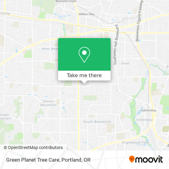 Green Planet Tree Care map